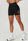 B-ACTIVE BLISS HIGH-WAIST CUTOUT SHORTS