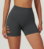 B-ACTIVE BLISS HIGH-WAIST CUTOUT SHORTS