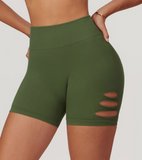 B-ACTIVE BLISS HIGH-WAIST CUTOUT SHORTS