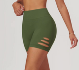 B-ACTIVE BLISS HIGH-WAIST CUTOUT SHORTS