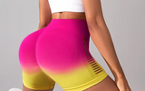 B-ACTIVE BLISS GRADIENT SCRUNCH SHORTS