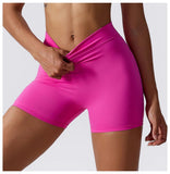 B-ACTIVE HIGH WAIST SCRUNCH YOGA SHORTS - B ANN'S BOUTIQUE, LLC