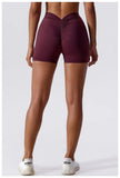 B-ACTIVE HIGH WAIST SCRUNCH YOGA SHORTS - B ANN'S BOUTIQUE, LLC