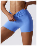 B-ACTIVE HIGH WAIST SCRUNCH YOGA SHORTS - B ANN'S BOUTIQUE, LLC