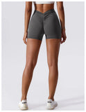 B-ACTIVE HIGH WAIST SCRUNCH YOGA SHORTS - B ANN'S BOUTIQUE, LLC