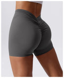 B-ACTIVE HIGH WAIST SCRUNCH YOGA SHORTS - B ANN'S BOUTIQUE, LLC