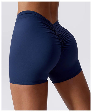 B-ACTIVE HIGH WAIST SCRUNCH YOGA SHORTS - B ANN'S BOUTIQUE, LLC