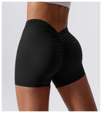 B-ACTIVE HIGH WAIST SCRUNCH YOGA SHORTS - B ANN'S BOUTIQUE, LLC