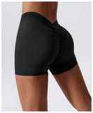 B-ACTIVE HIGH WAIST SCRUNCH YOGA SHORTS - B ANN'S BOUTIQUE, LLC