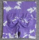 B-ACTIVE SEAMLESS TIE DYE SPORT SHORTS - B ANN'S BOUTIQUE, LLC