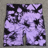 B-ACTIVE SEAMLESS TIE DYE SPORT SHORTS - B ANN'S BOUTIQUE, LLC