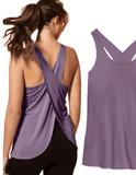 B-ACTIVE VERSATILE OPEN BACK TANK TOP - B ANN'S BOUTIQUE, LLC