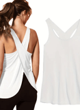 B-ACTIVE VERSATILE OPEN BACK TANK TOP - B ANN'S BOUTIQUE, LLC