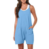 BREEZY BABY BLUE ROMPER - B ANN'S BOUTIQUE, LLC