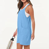 BREEZY BABY BLUE ROMPER - B ANN'S BOUTIQUE, LLC