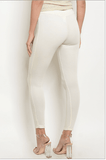 CARMEN'S CREAM ANKLE JOGGER PANTS - B ANN'S BOUTIQUE