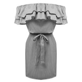 END OF THE LINE RUFFLED DRESS - B ANN'S BOUTIQUE