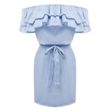 END OF THE LINE RUFFLED DRESS - B ANN'S BOUTIQUE