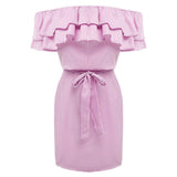 END OF THE LINE RUFFLED DRESS - B ANN'S BOUTIQUE