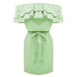 END OF THE LINE RUFFLED DRESS - B ANN'S BOUTIQUE