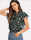 FLORAL CASCADE SLEEVE - B ANN'S BOUTIQUE