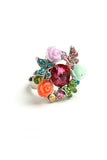 FLOWERS & BUTTERFLIES RING - B ANN'S BOUTIQUE