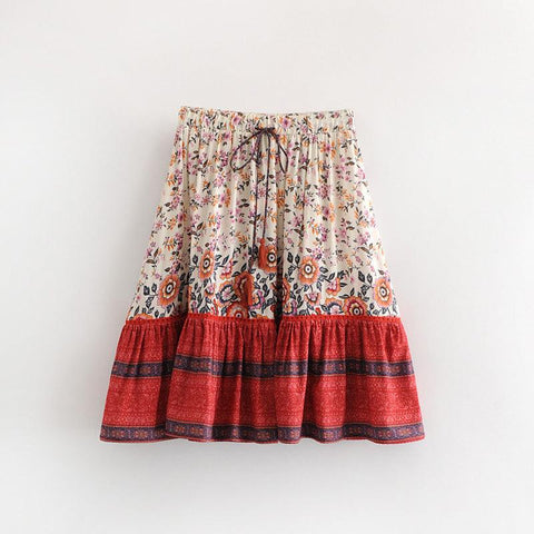 HIPPIE CHICK BOHO SKIRT - B ANN'S BOUTIQUE