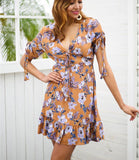 LILY LOVE RUFFLED MINI DRESS - B ANN'S BOUTIQUE