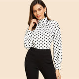 PENNY POLKA DOT TURTLENECK - B ANN'S BOUTIQUE