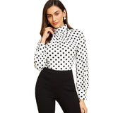 PENNY POLKA DOT TURTLENECK - B ANN'S BOUTIQUE