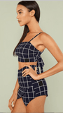 PLAID PERFECT TWO PIECE SET - B ANN'S BOUTIQUE