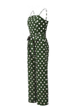 POLKA DOT PARTY JUMPSUIT - B ANN'S BOUTIQUE