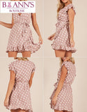 POLLY’S PERFECT POLKA DOT WRAP DRESS - B ANN'S BOUTIQUE