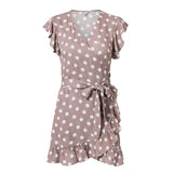 POLLY’S PERFECT POLKA DOT WRAP DRESS - B ANN'S BOUTIQUE