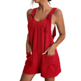 THE KNOTTED STRAP ROMPER - B ANN'S BOUTIQUE, LLC