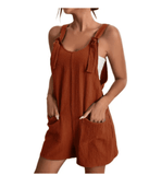 THE KNOTTED STRAP ROMPER - B ANN'S BOUTIQUE, LLC