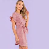 THE PERFECT PINK STRIPE DRESS - B ANN'S BOUTIQUE