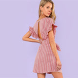 THE PERFECT PINK STRIPE DRESS - B ANN'S BOUTIQUE