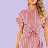 THE PERFECT PINK STRIPE DRESS - B ANN'S BOUTIQUE