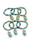 TURQUOISE OWL BRACELET - B ANN'S BOUTIQUE, LLC