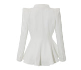 WHITE BLAZER JACKET - B ANN'S BOUTIQUE, LLC